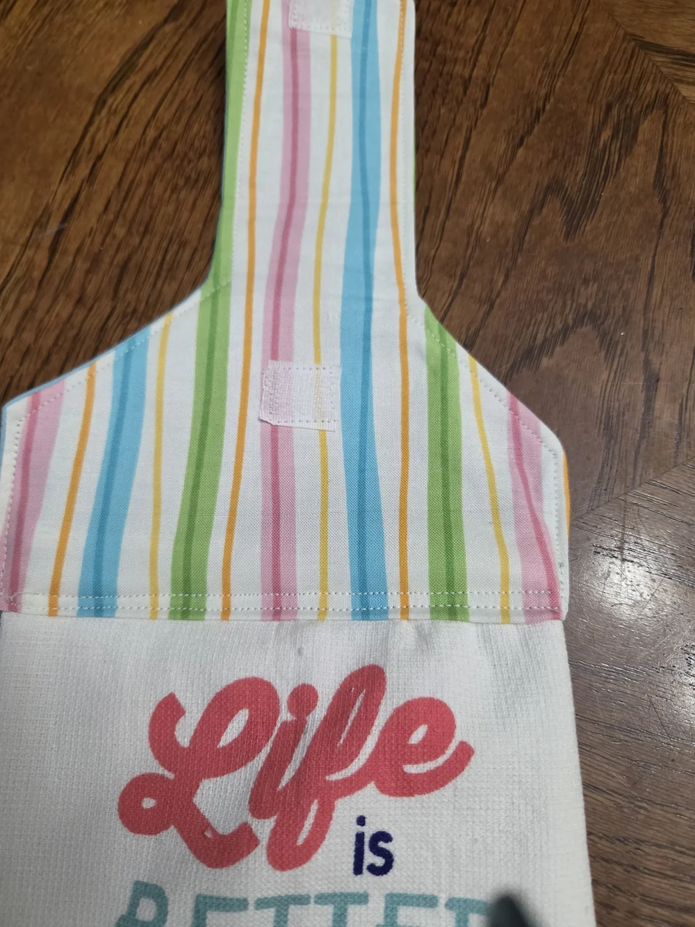 Life Is Better in Summer Blue Ice Cream Truck Kitchen Towel - Blue
